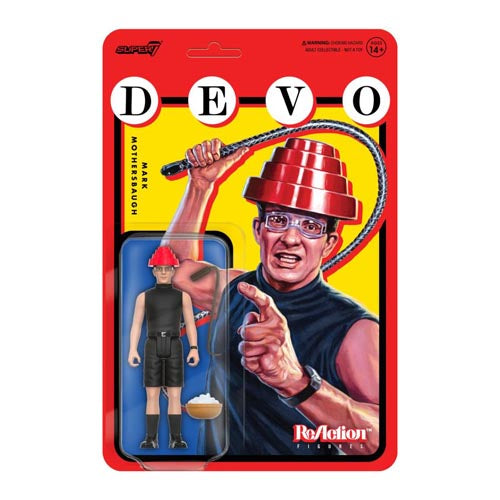 Devo Whip It Mark Mothersbaugh Reaction 3.75" Figure