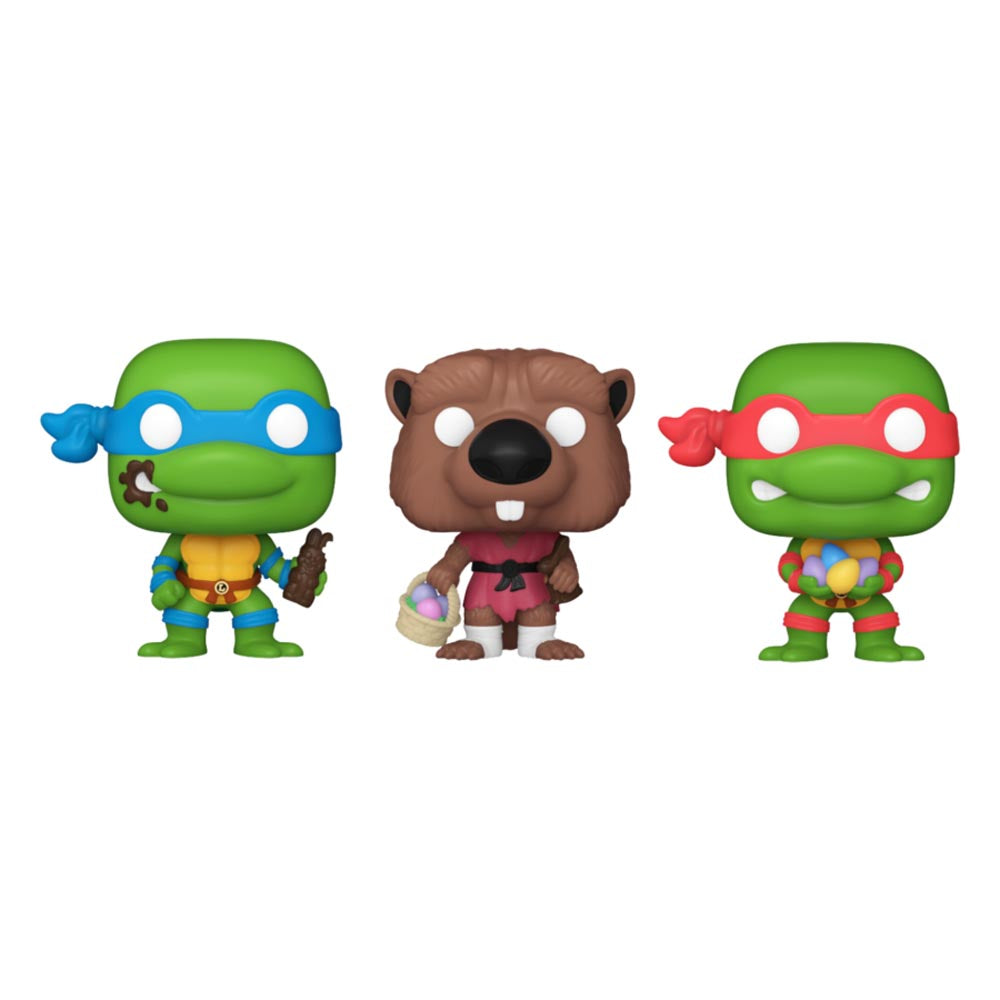 TMNT Splinter, Leonardo & Raphael Carrot Pocket Pop! 3pk