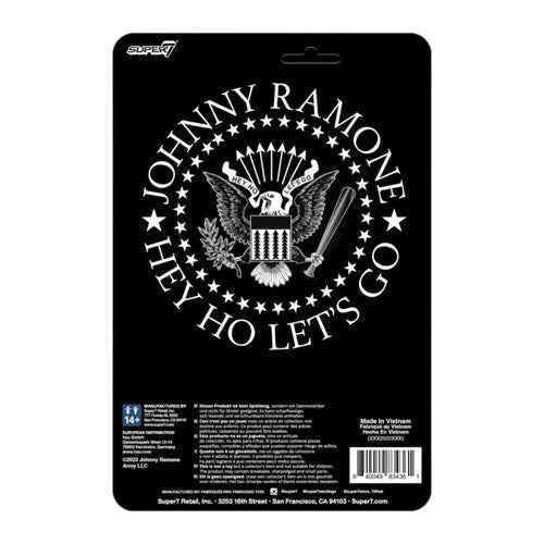 Johnny Ramone Johnny Ramone Reaction 3.75" Figure