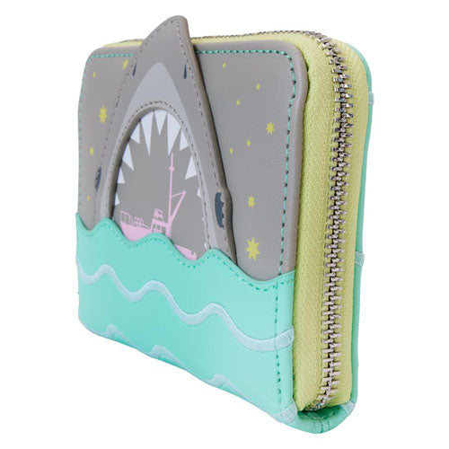 Jaws Shark Zip Around Wallet