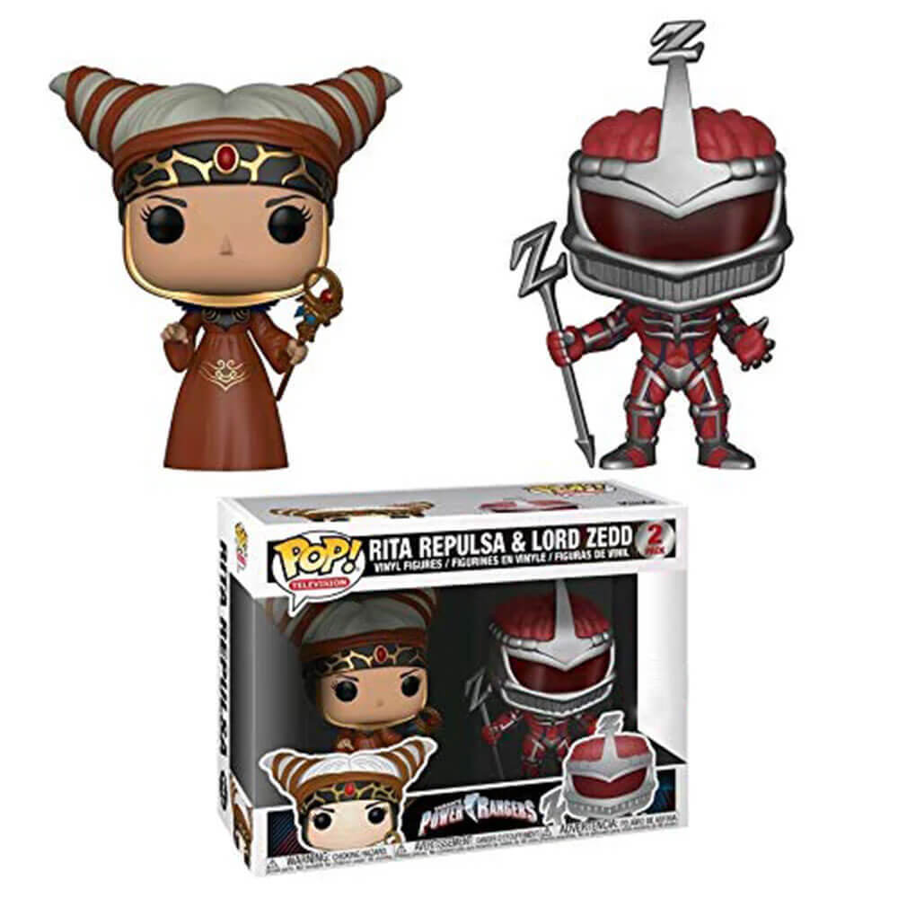 Power Rangers Rita repulsa i Lord Zedd US Pop! Winyl 2 pk