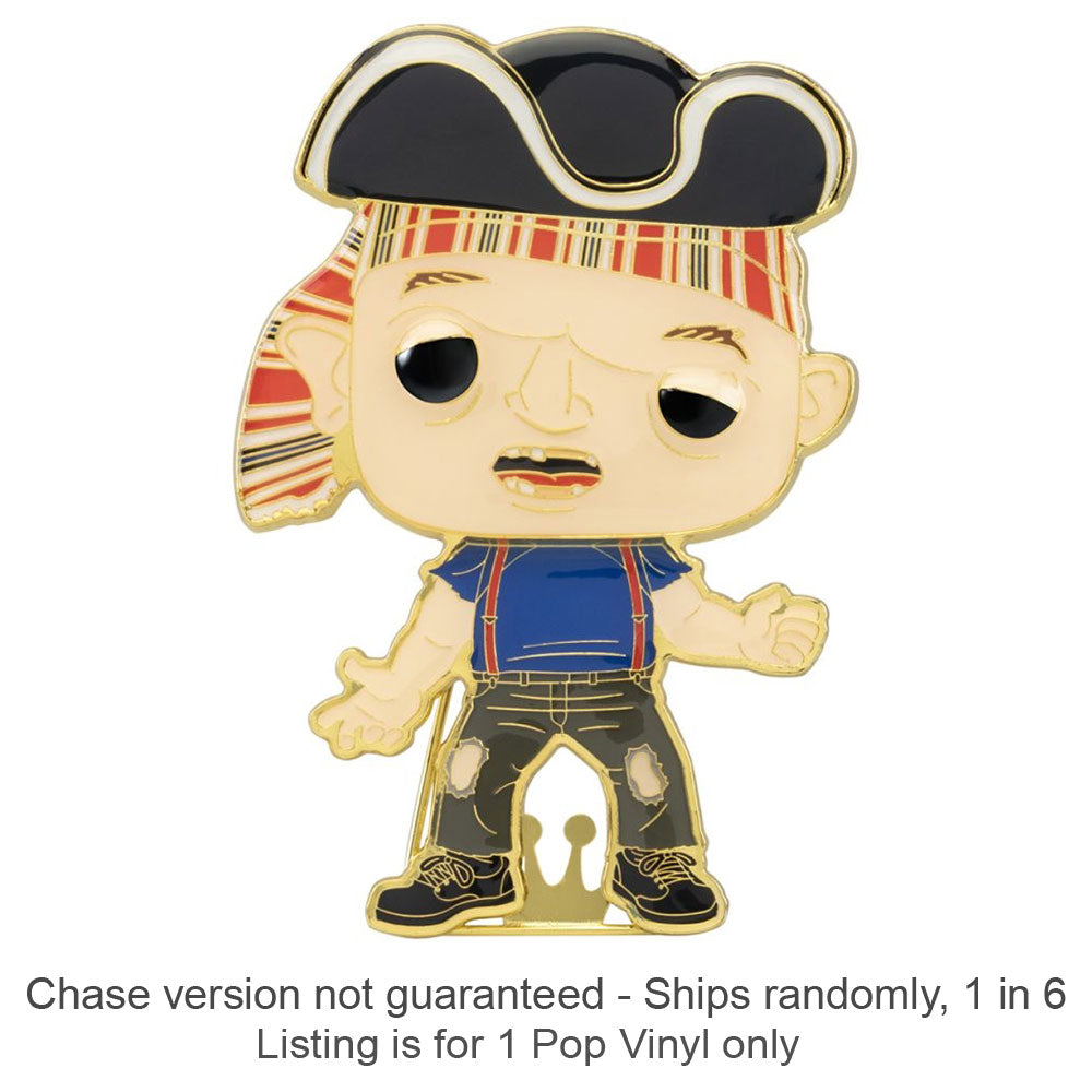 Goonies Sloth 4" Pop! Enamel Pin Chase Ships 1 in 6