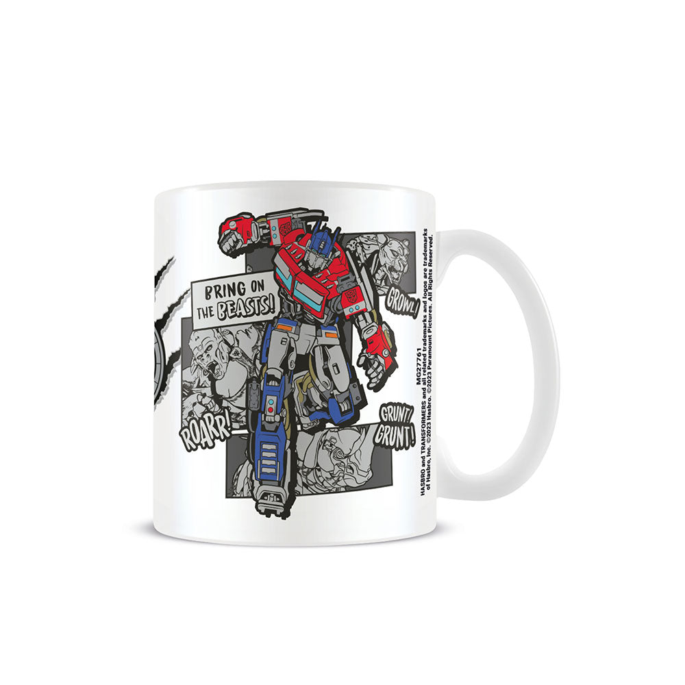 Transformers boxade mugg (vit)