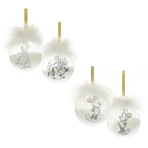 Disney Collectible Christmas Bauble Set