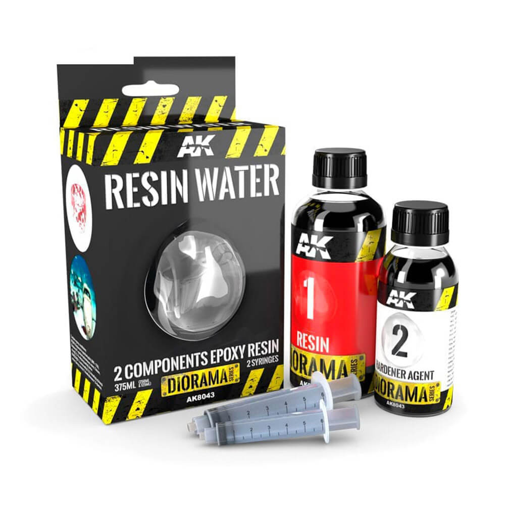 AK Interactive Dioramas Resin Water 2 Comp. Epoksy