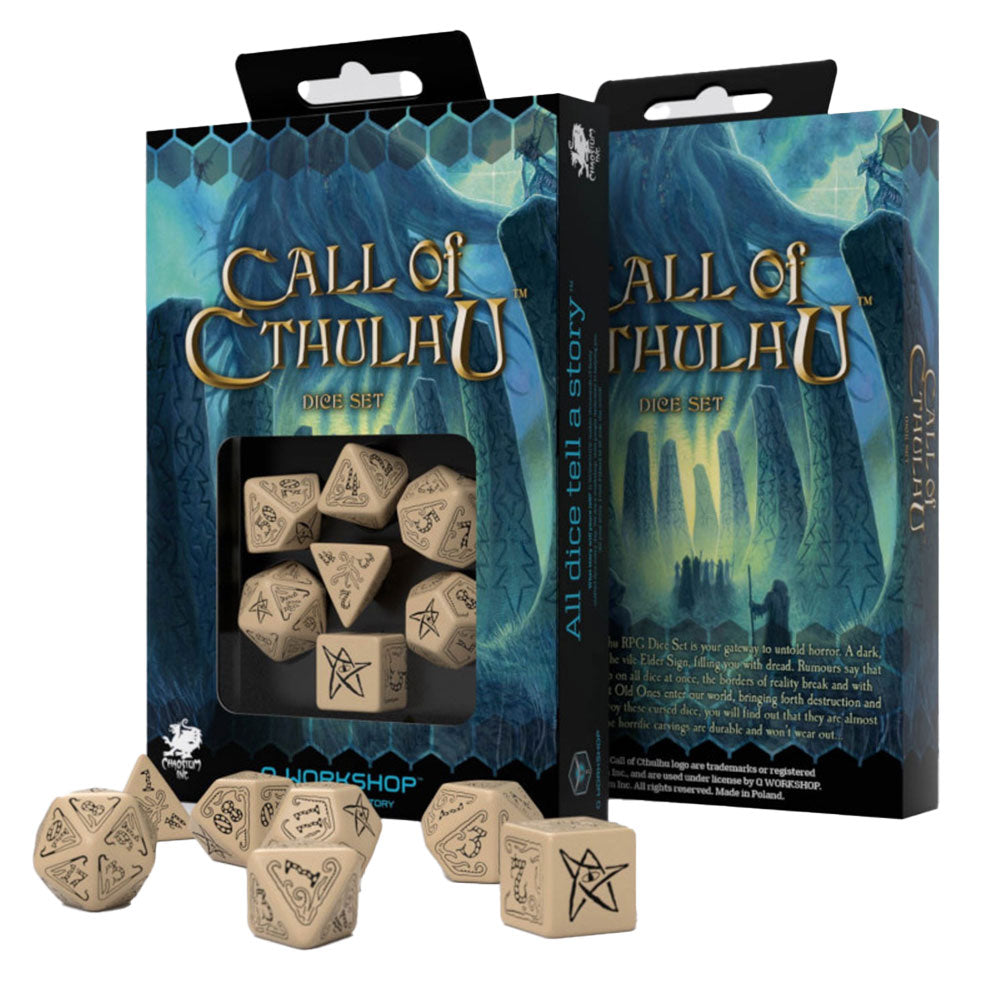 Q CTHULHU DICEセット7PCのワークショップコール