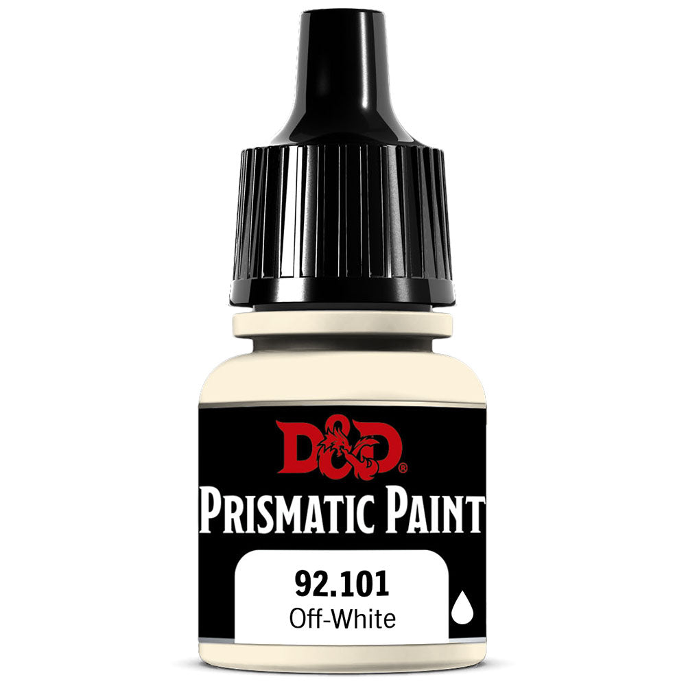 D & D Prismatisk maling 8ml (hvit)