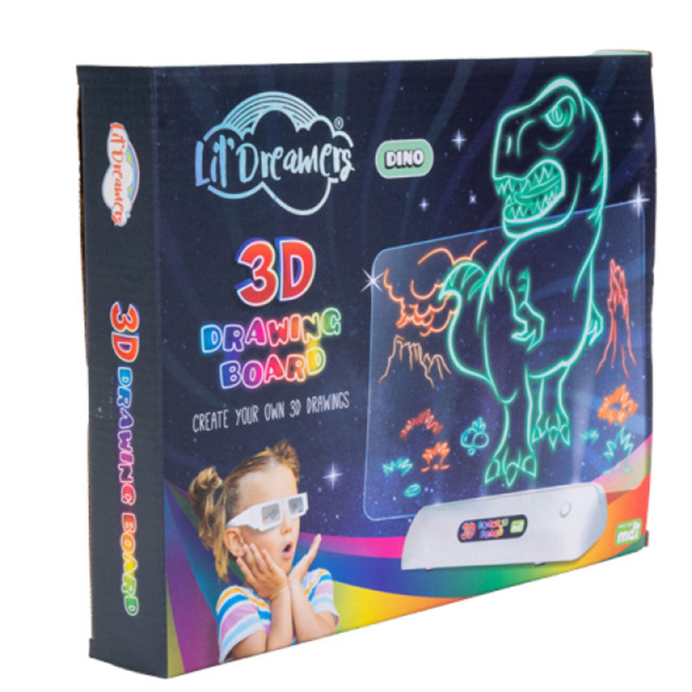 Tablero de dibujo 3D iluminado