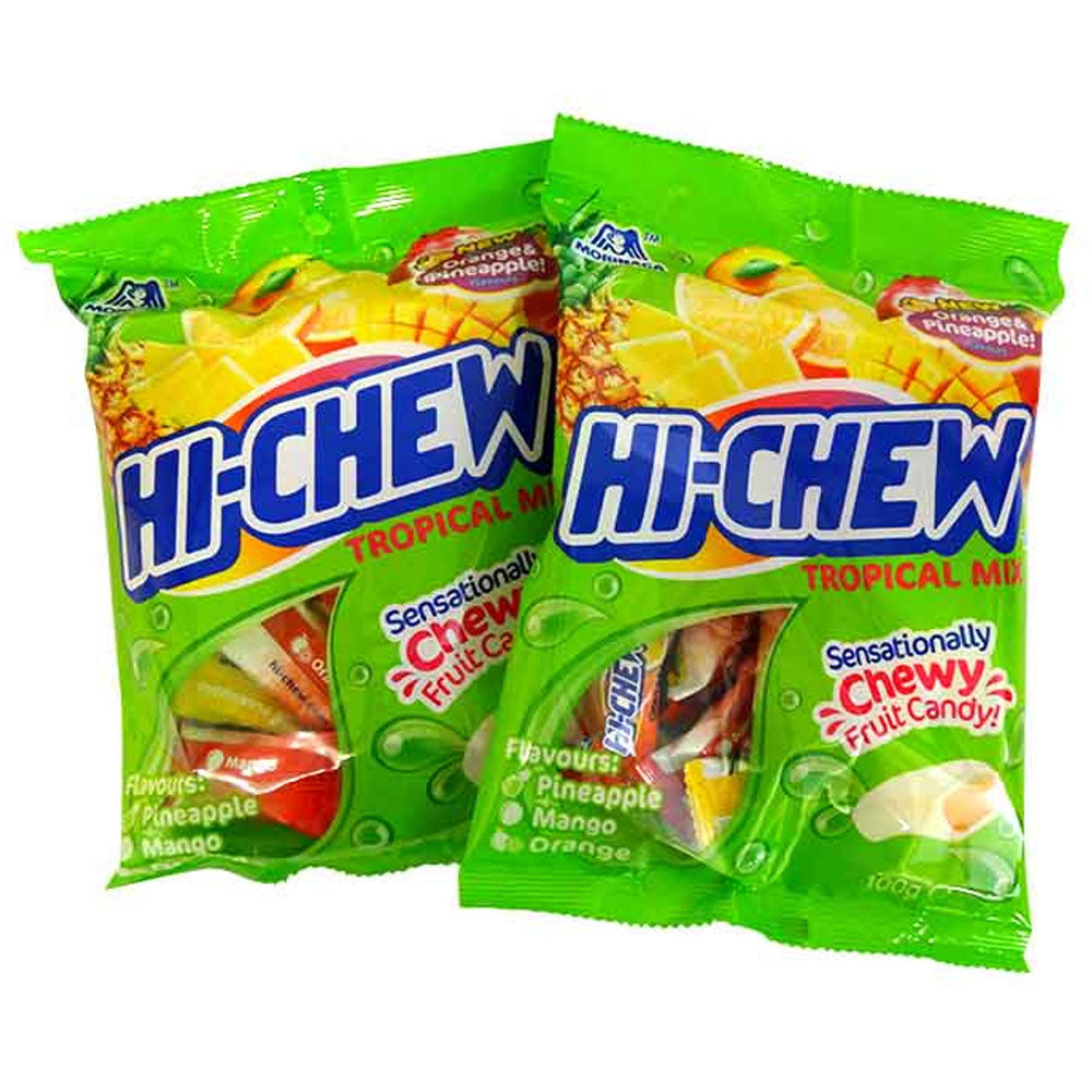 Hi-chew fruktig godteri vesker (6x100g)