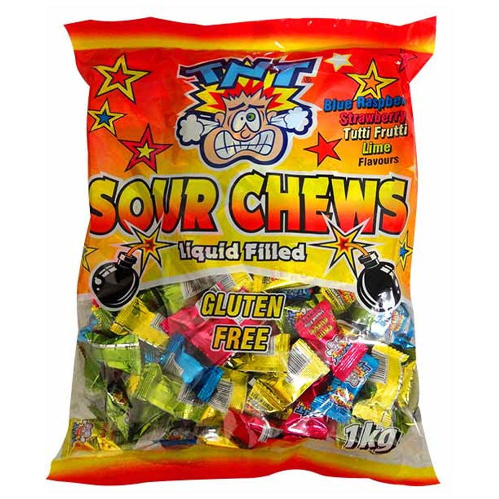 TNT Liquid Filled Sours Chew 1kg