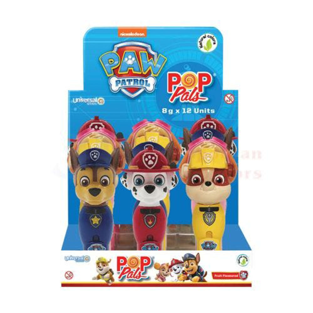 Paw Patrol Pop Pals (12x8g)