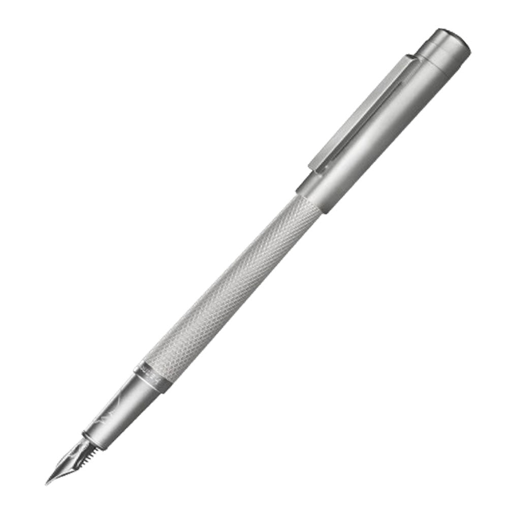 Guilloche Rhodium belagd 18K Fountain Pen (Slim)