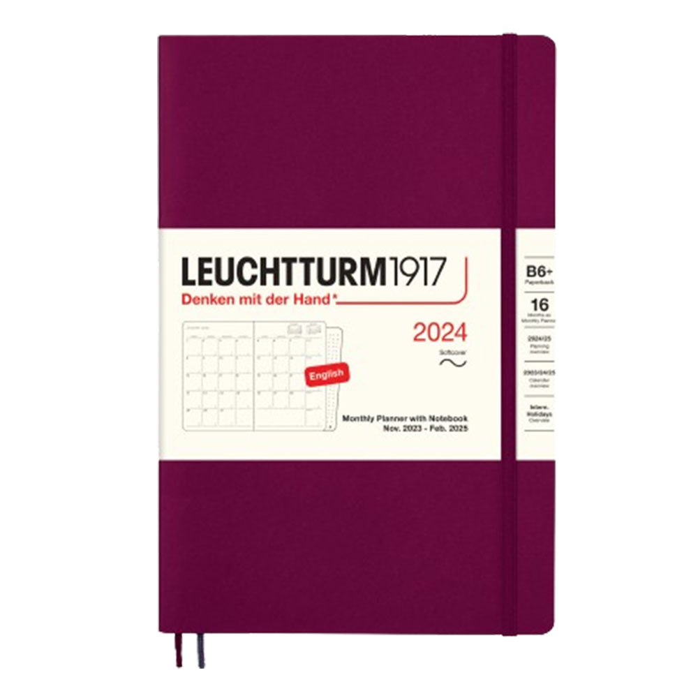 2024 B6+ Monthly Planner & Notebook (Paperback)