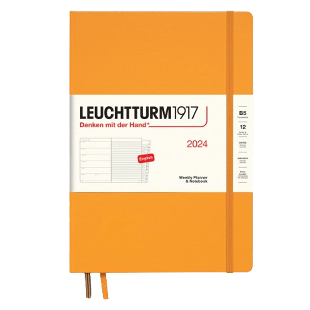 2024 B5 wekelijkse planner & notebookcompo met boekje