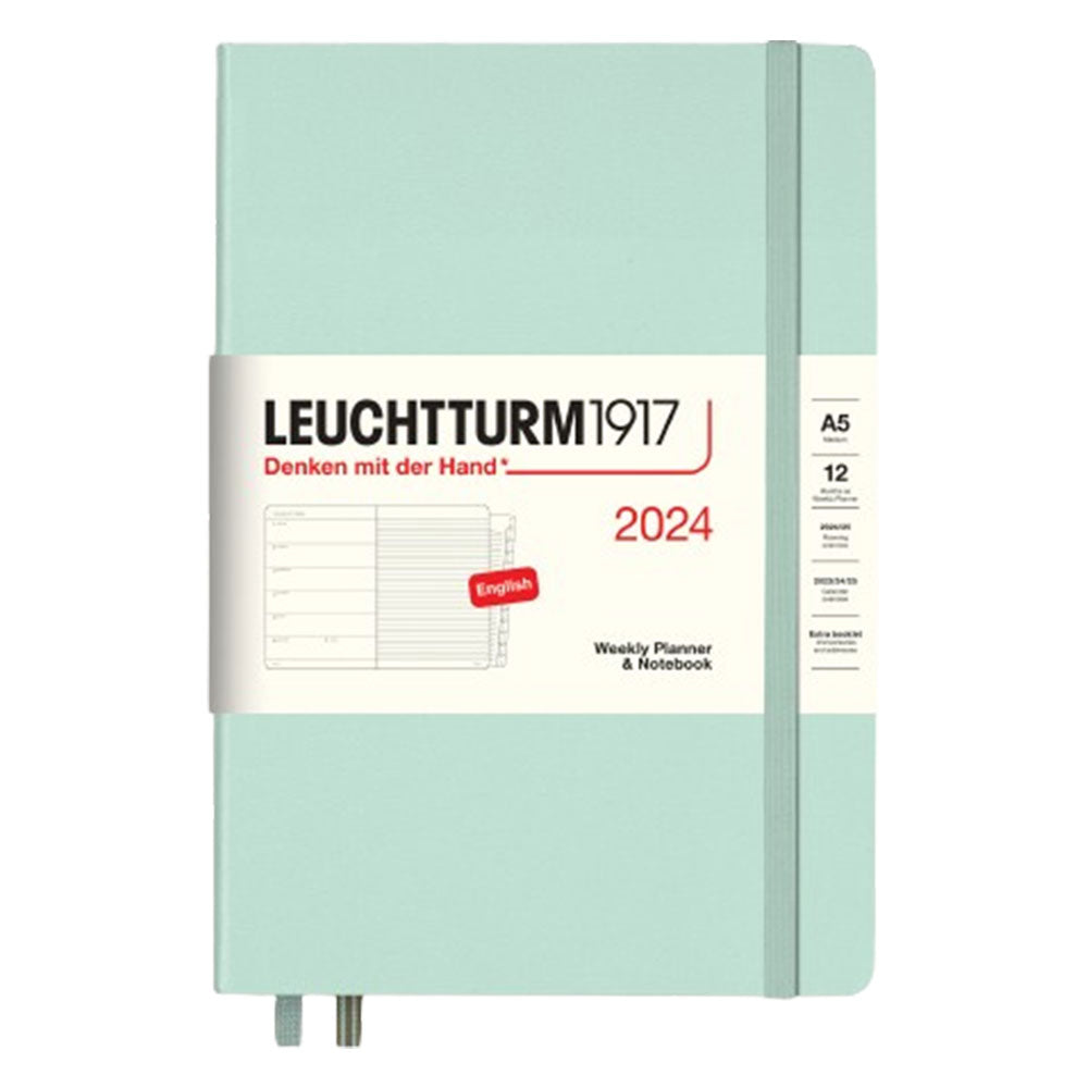 2024 A5 Uge Planner & Notebook med pjece