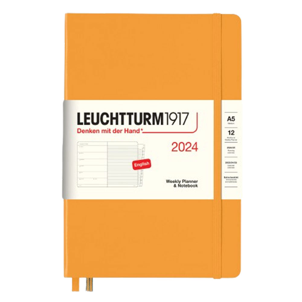 2024 A5 Uge Planner & Notebook med pjece