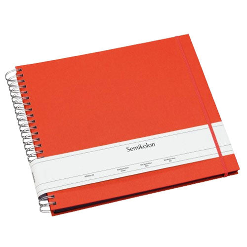 Spiral Mucho Photo Album with Black Pages (Orange)