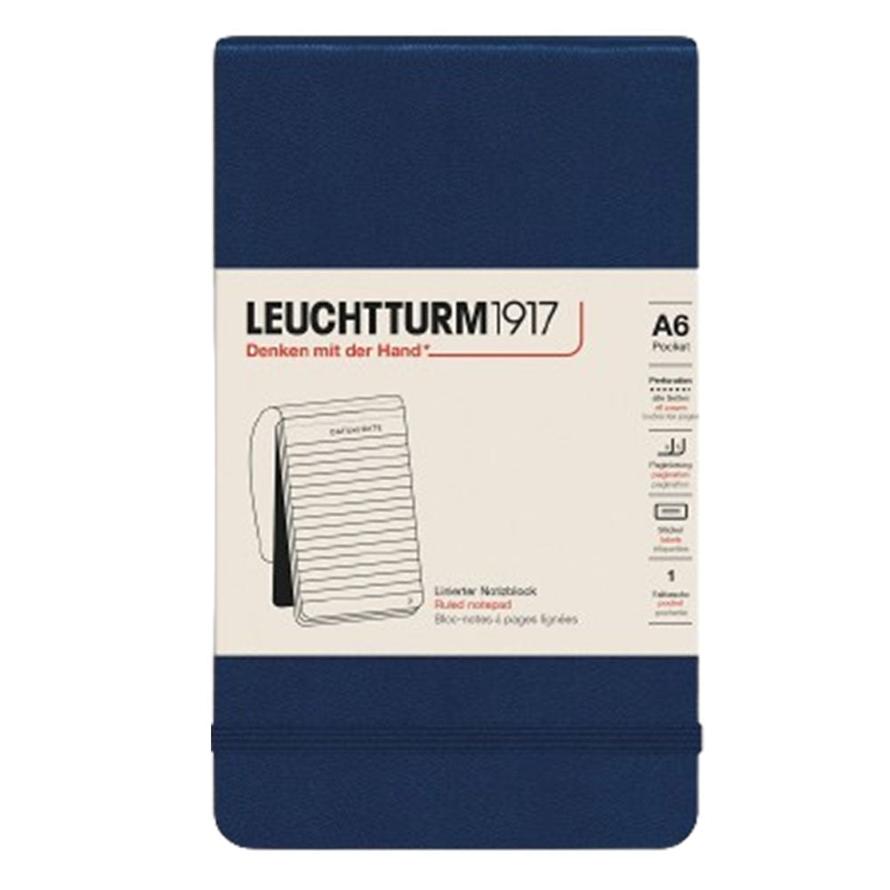 Reporter A6 Notepad tascabile di 184 pagine (Navy)