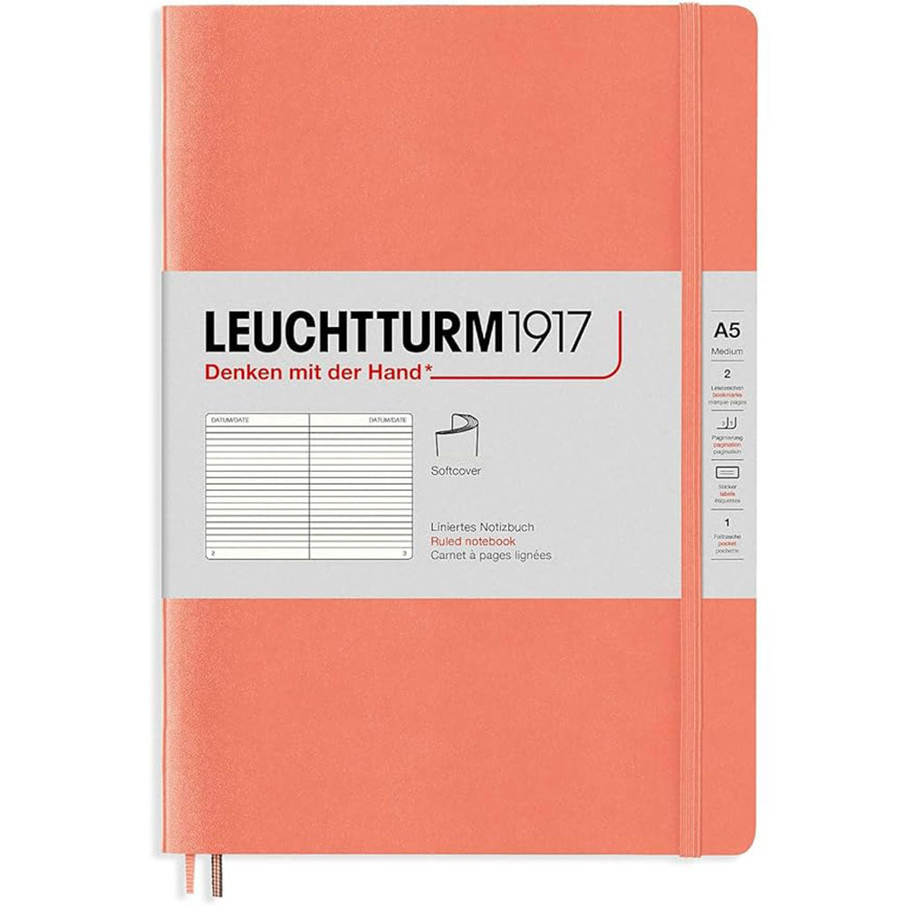 Leuchtturm softcover styrede notebook A5