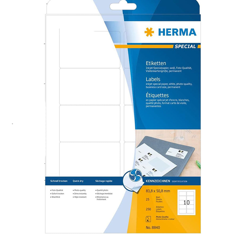 Herma Inkjet etiketter A4 25 st