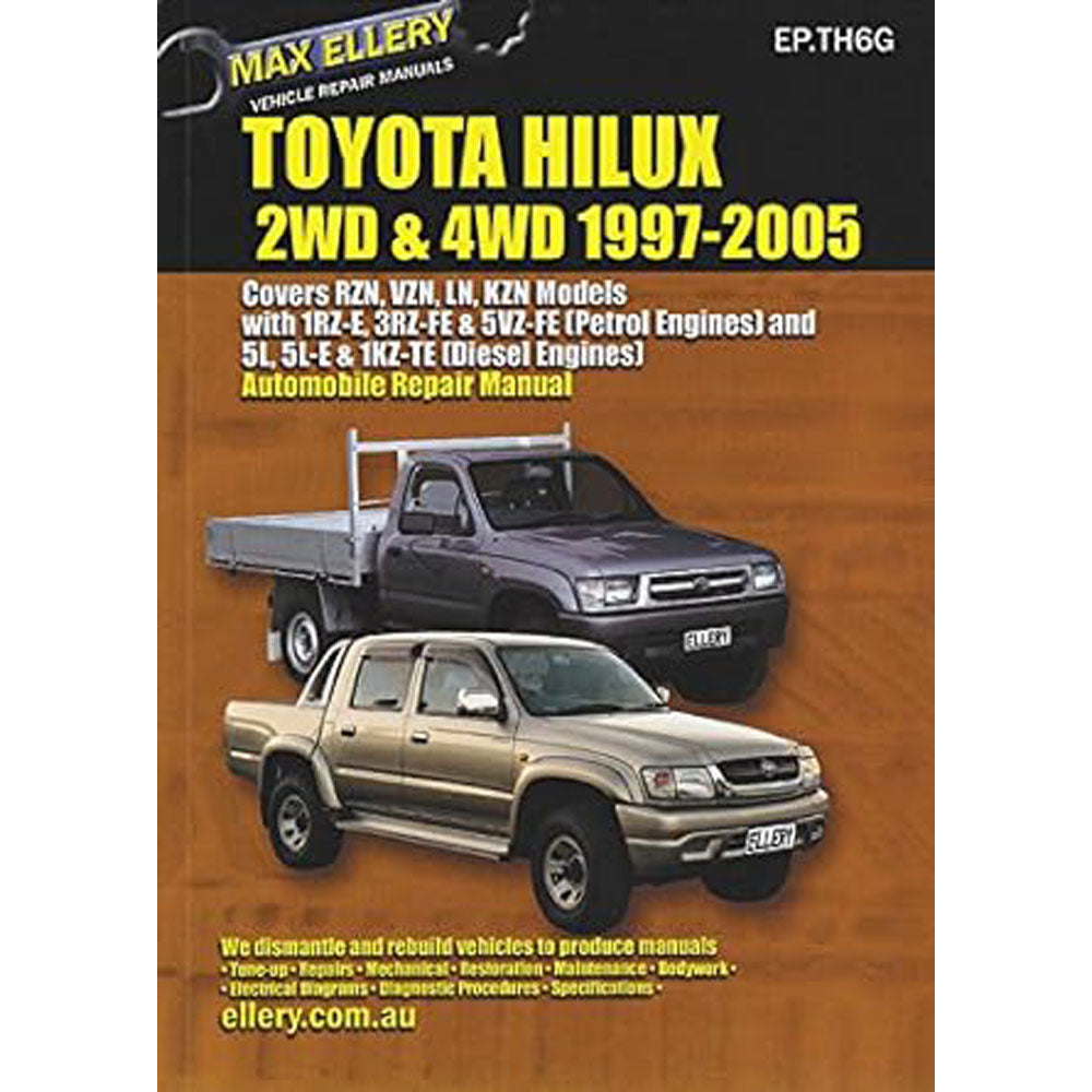 Toyota Hilux 2WD & 4WD 1997-2005 Repair Manual