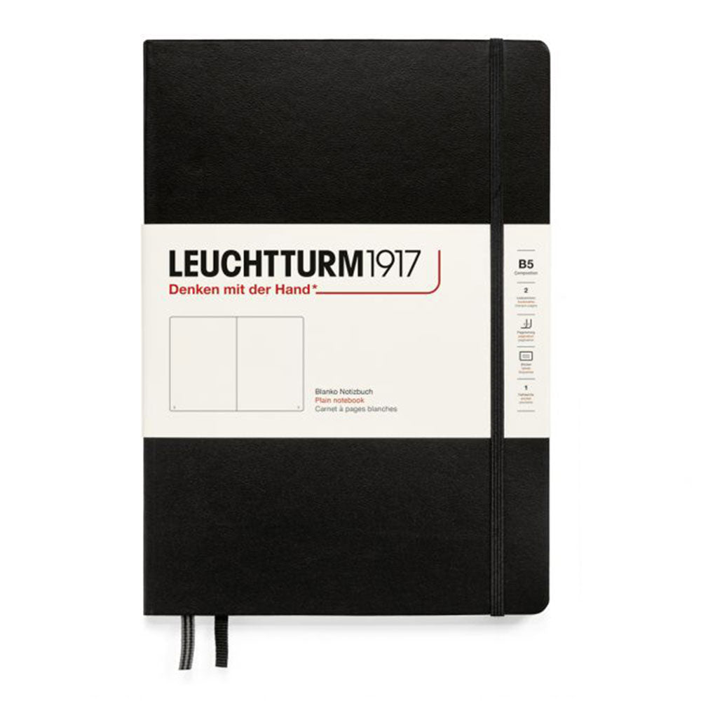 Leuchtturm HC Composition Plain Notebook B5