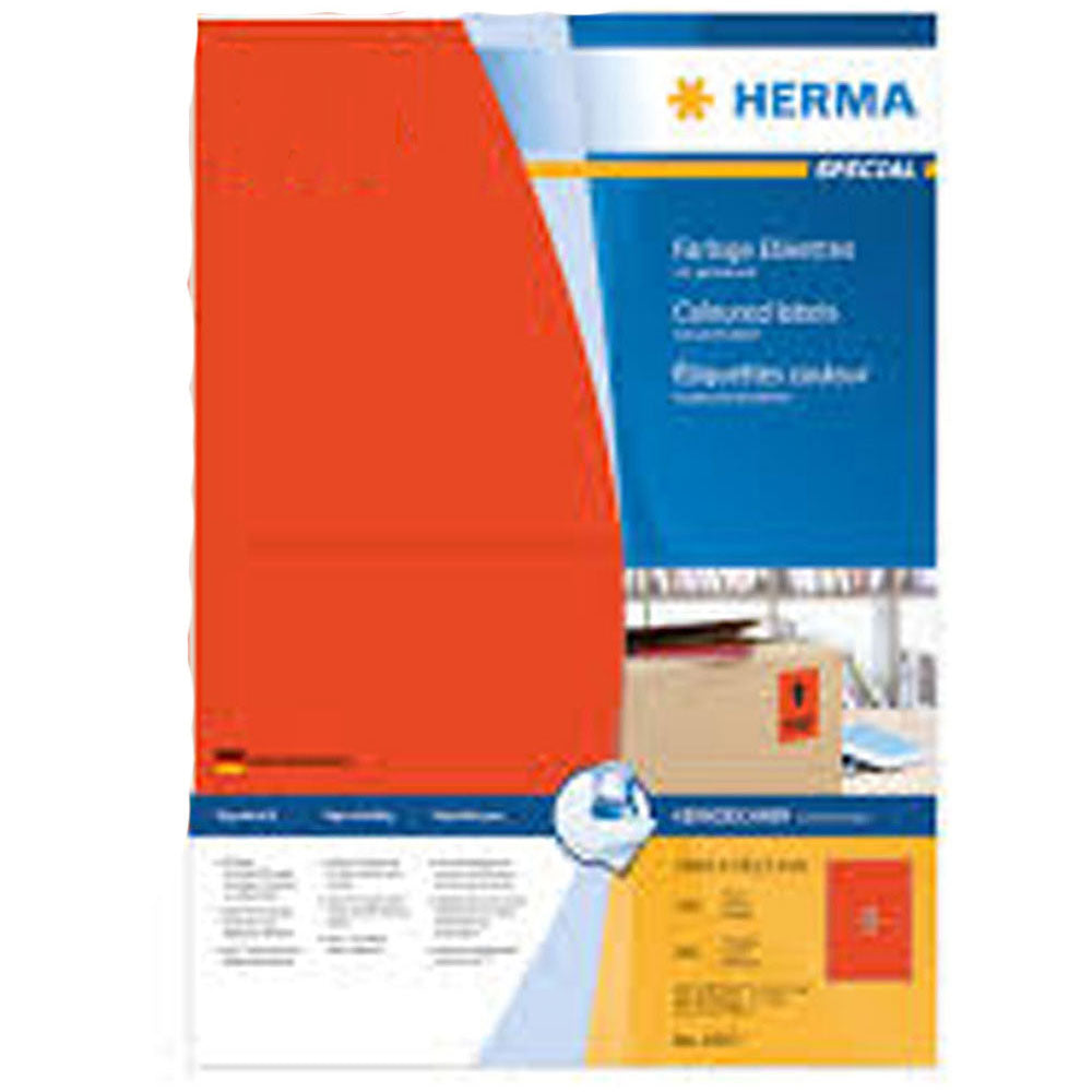 Herma Colored Etiketter A4 100 st (199.6x143.5mm)