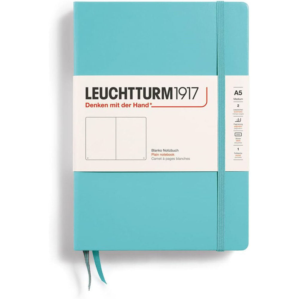 Leuchtturm Hardcover Plain Notebook A5（青）