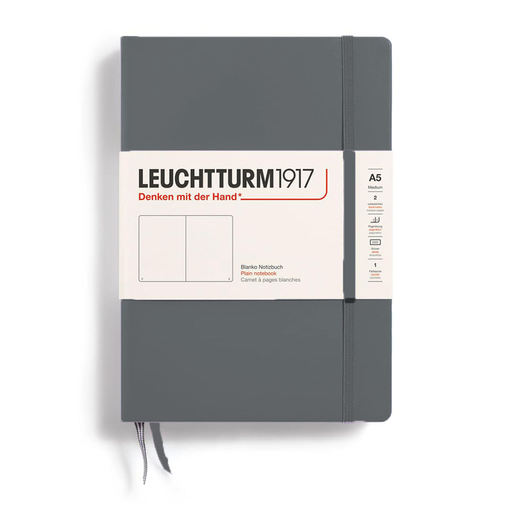 Leuchtturm inbunden vanlig anteckningsbok A5