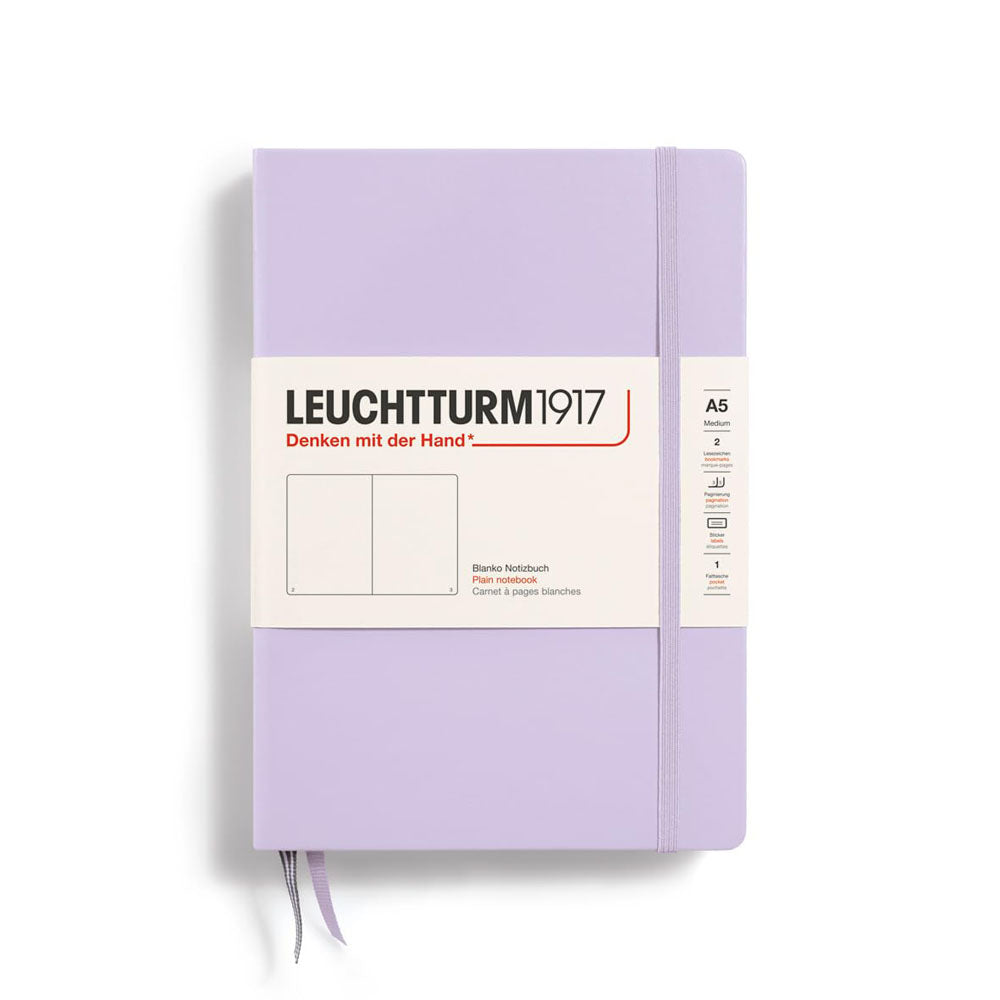 Leuchtturm Hardcover Plain Notebook A5