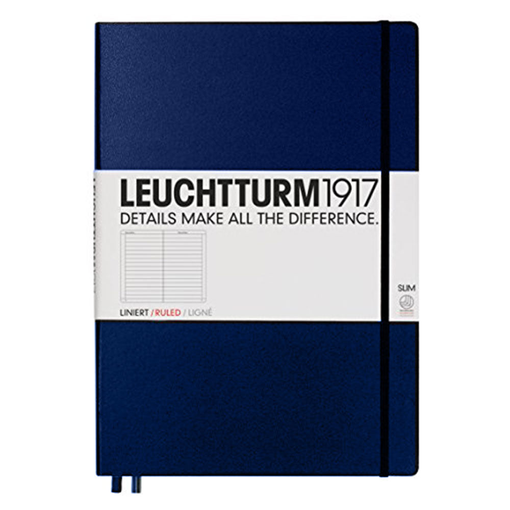 Leuchtturm HC Master styrede almindelig notebook A4+