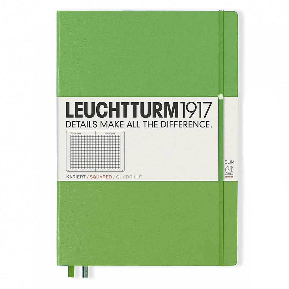 Leuchtturm HC Master styrede firkantet notebook A4+