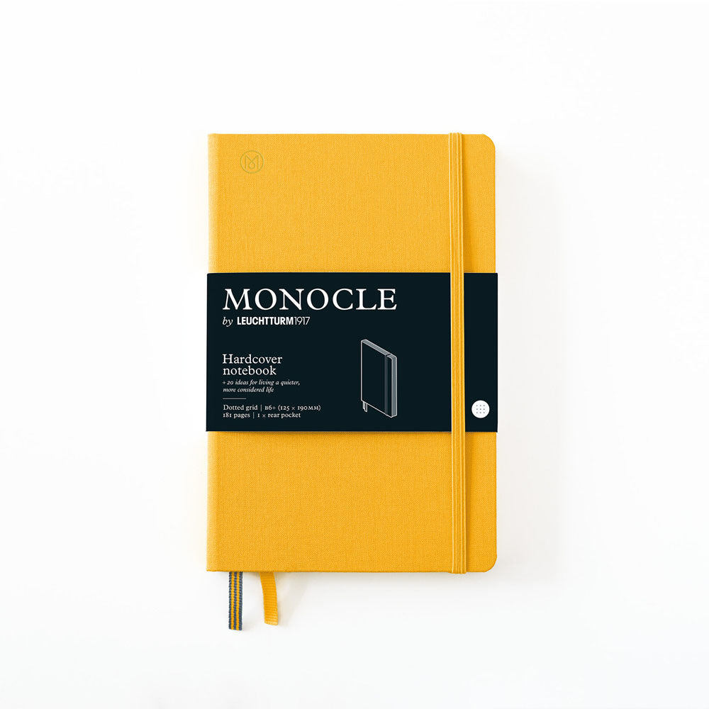 Leuchtturm Monocle Hardcover prikket notebook B6+