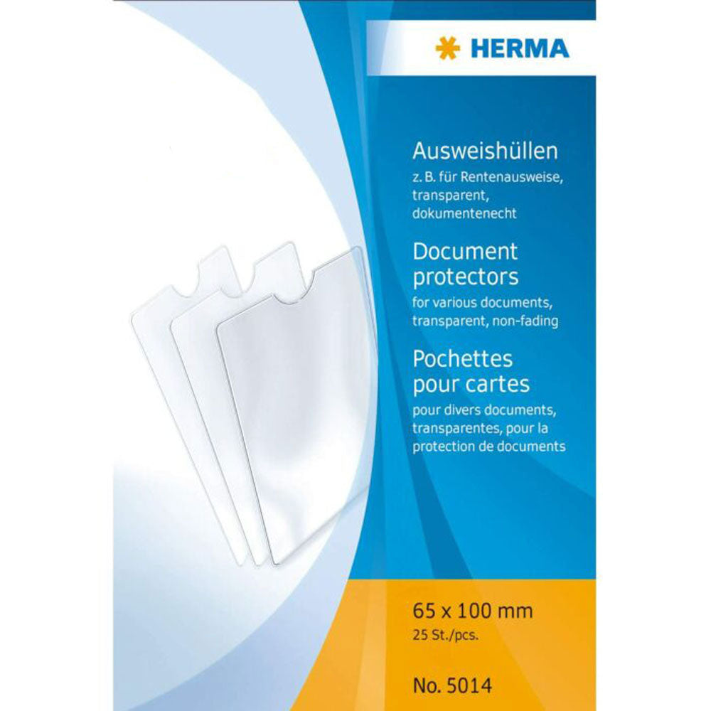 Herma -dokumentskydd 25pk