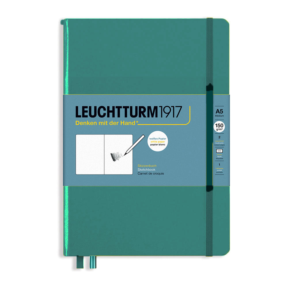 Leuchtturm inbunden vanlig skissbok A5