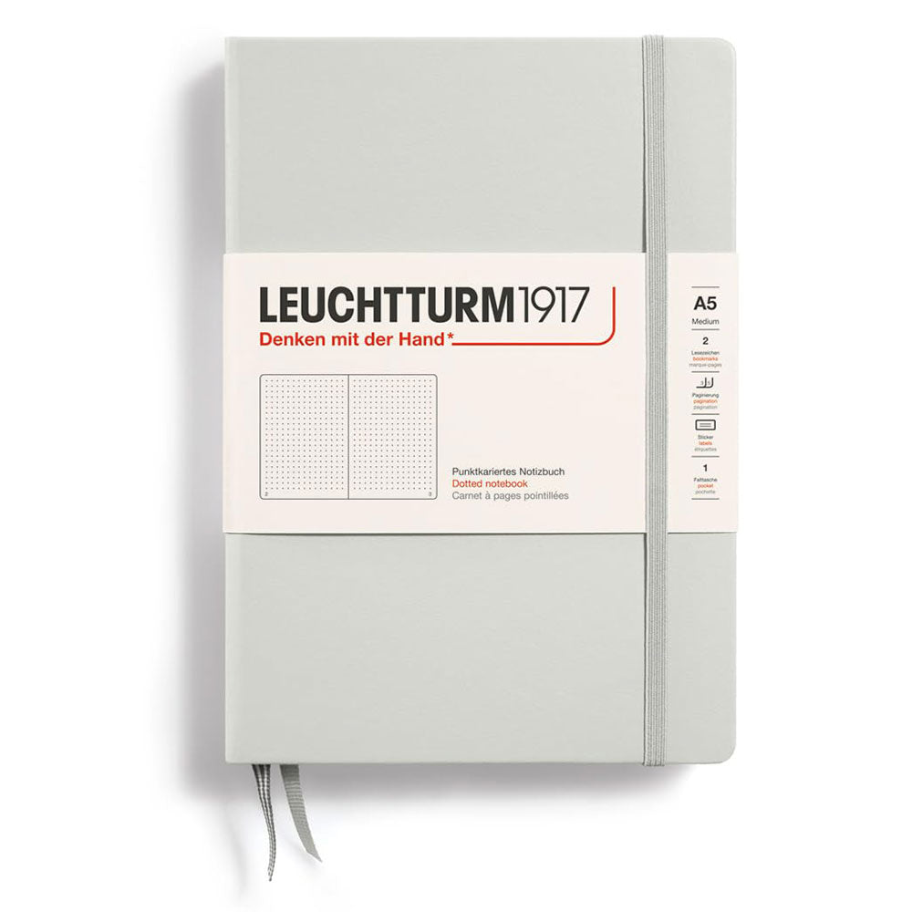 Leuchtturm inbunden prickad anteckningsbok A5