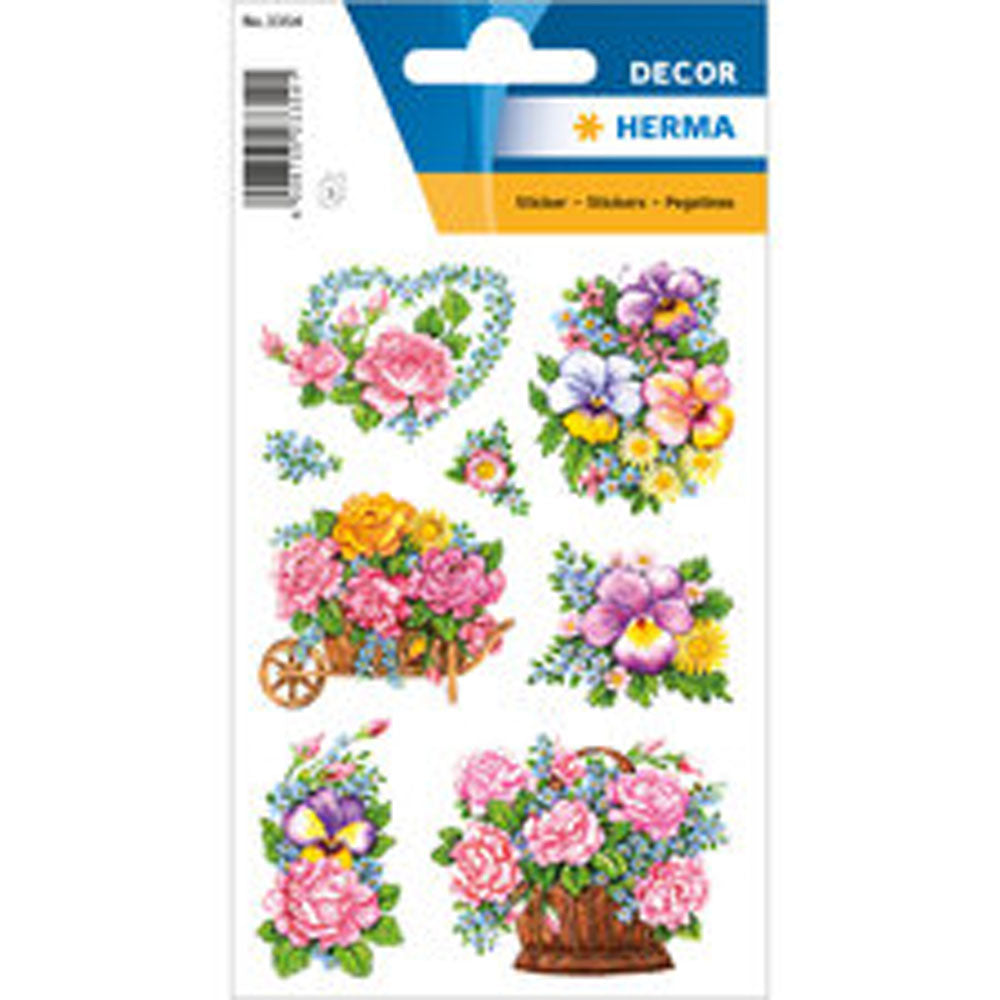 Herma Nostalgic Flower Pots Sticker Decor