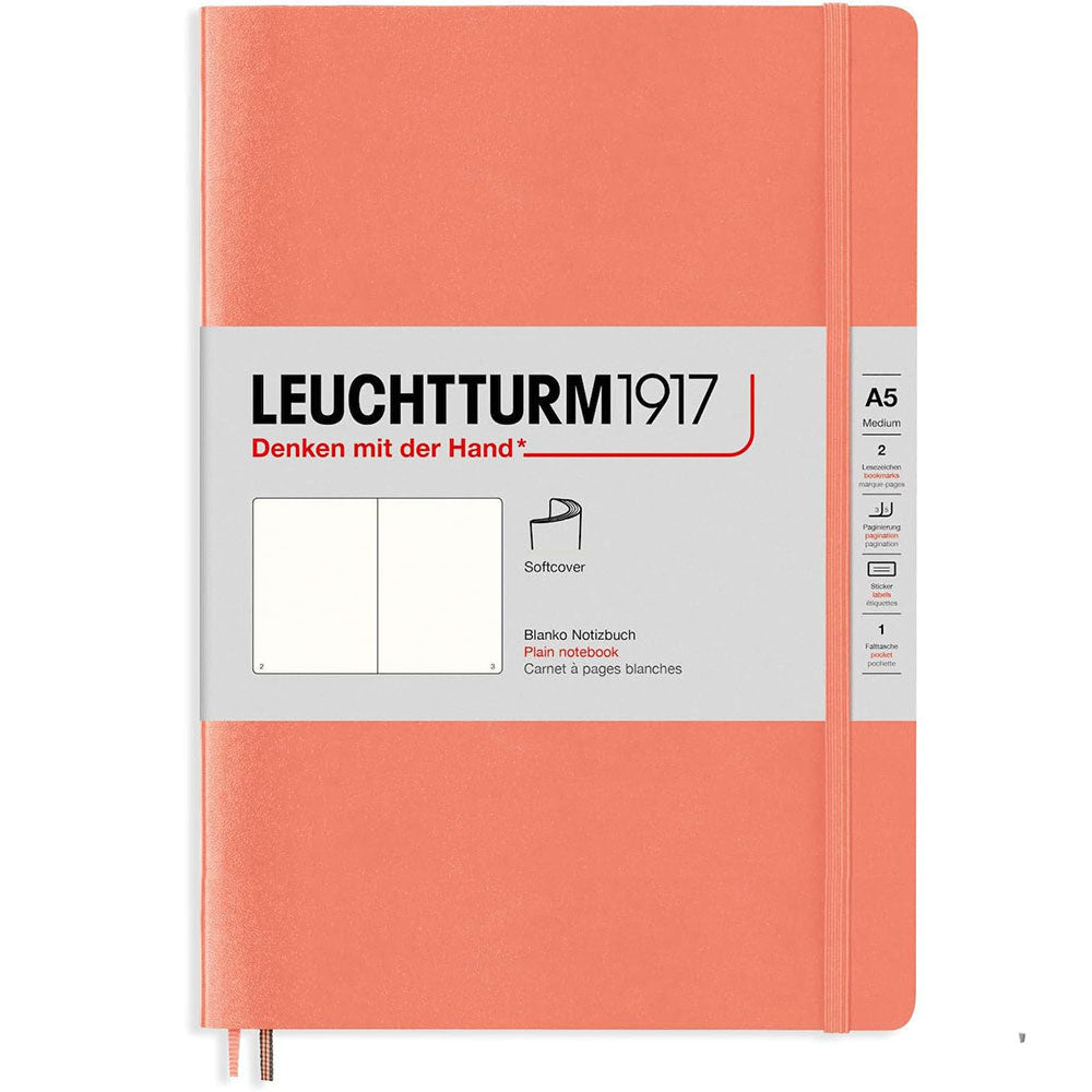 Leuchtturm Softcover Plain Notebook A5