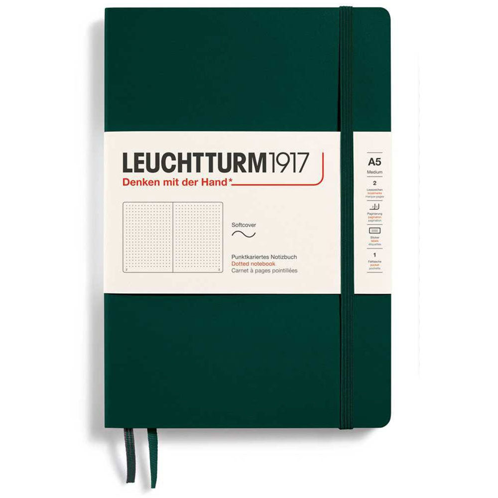 Leuchtturm softcover prikket notebook A5