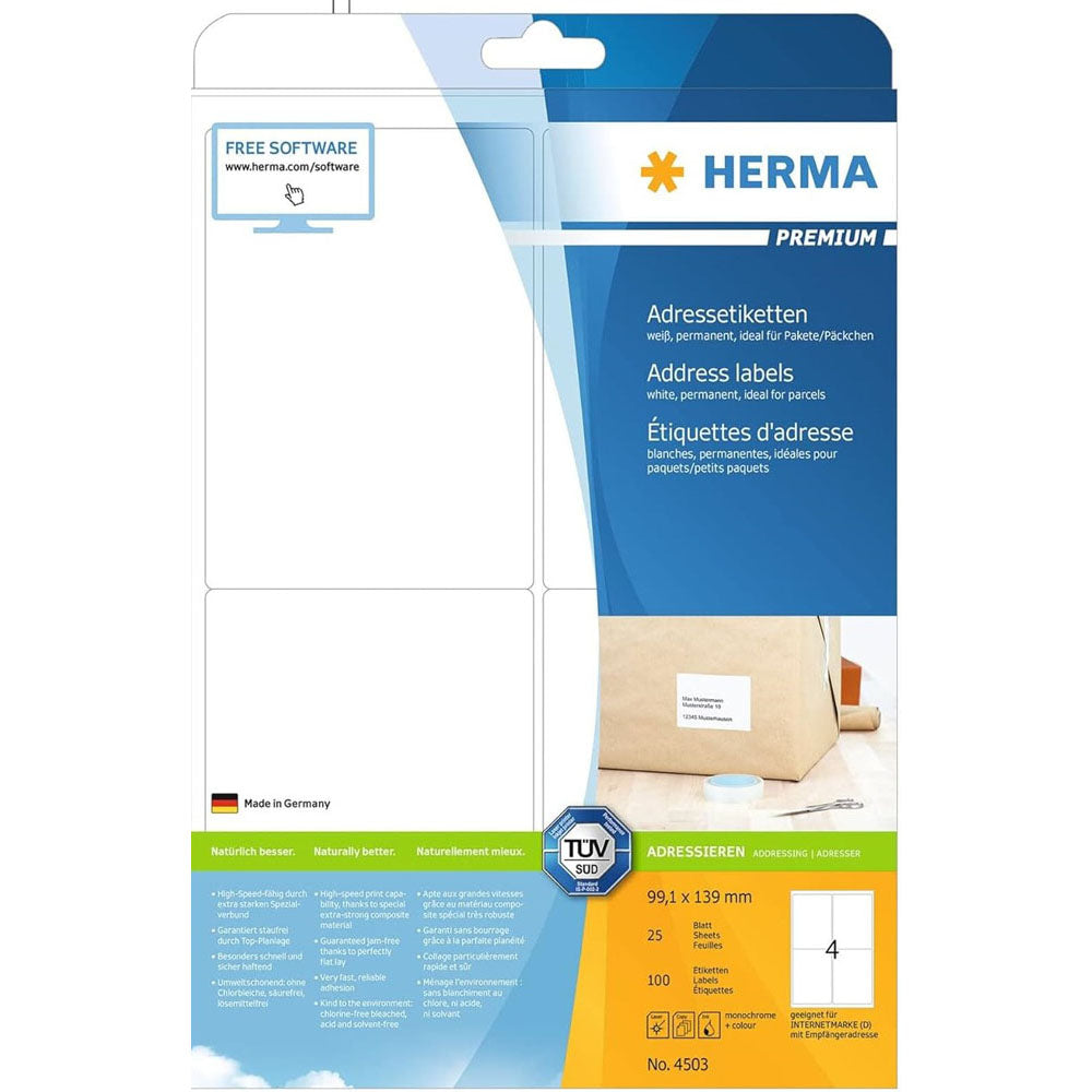 Etykiety Herma Premium A4 99,1 mm 25pc