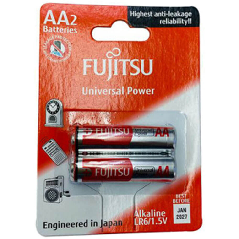 Fujitsu Alcaline Blister Universal Power (Pack of 2)