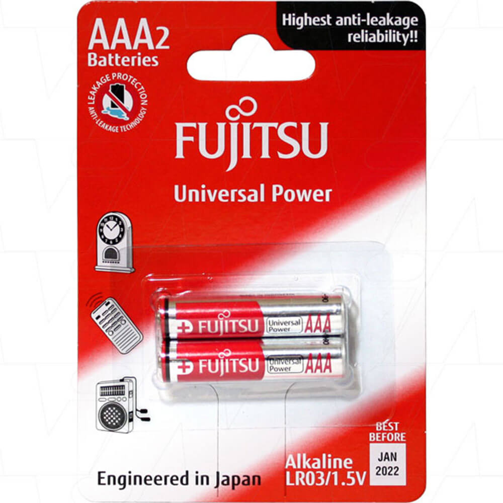 Fujitsu alkaliczna mocy uniwersalna (opakowanie 2)