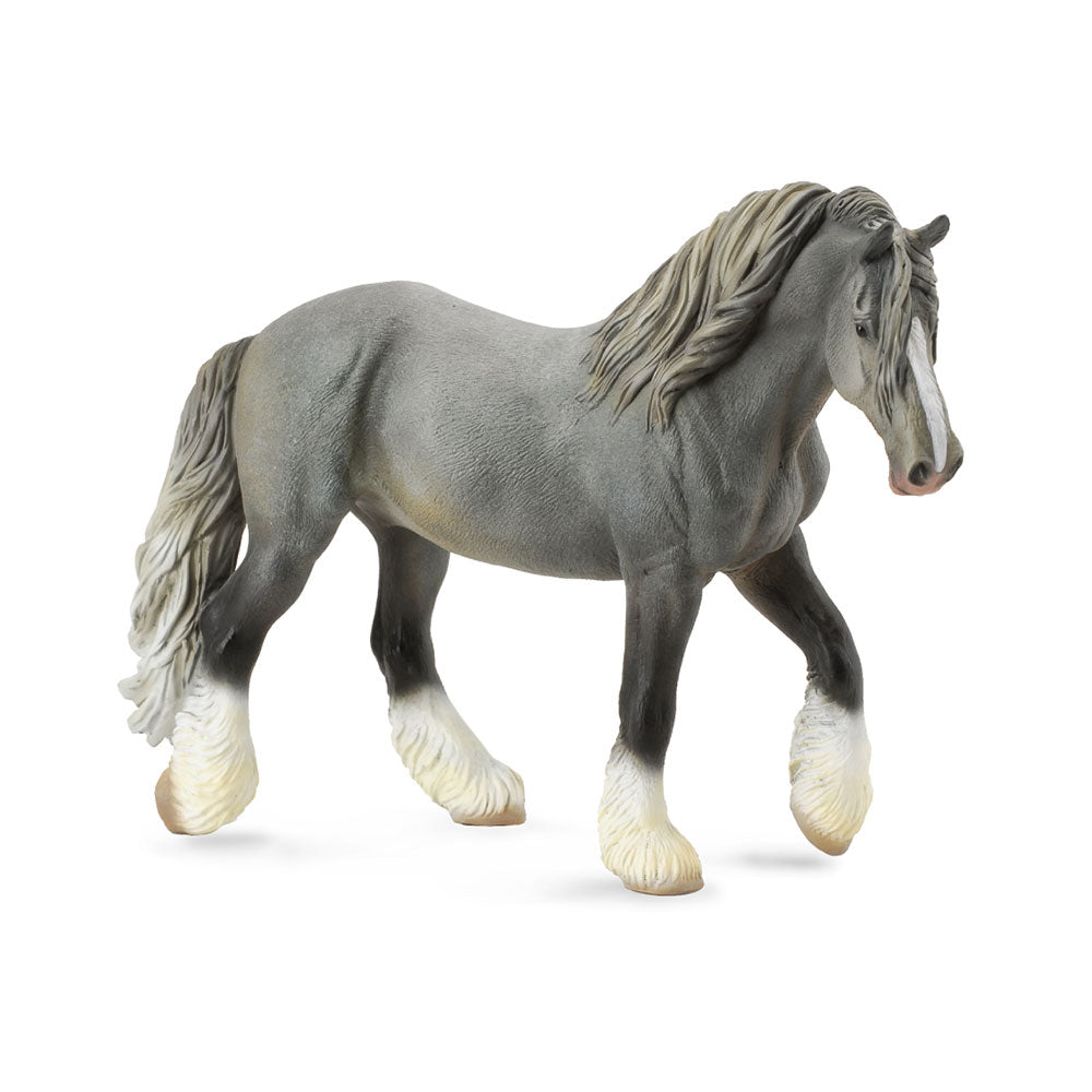 Figura de yegua de caballos de Collecta Shire (extra grande)