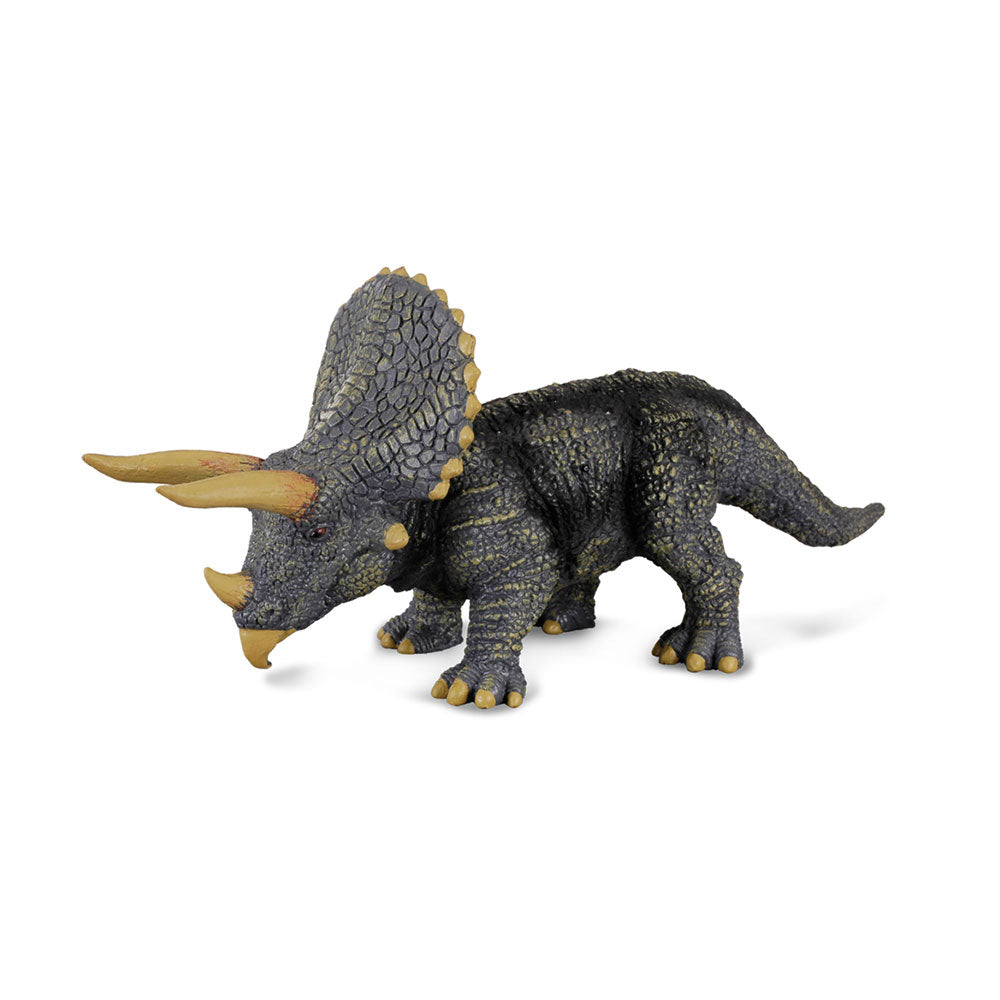 Figura de dinossauro collectha triceratops