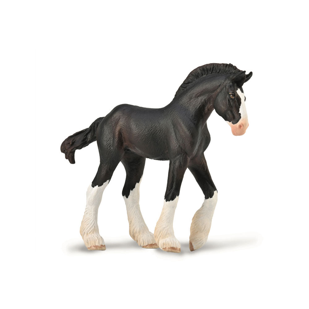 Figura de potro colecionário Clydesdale (Média)