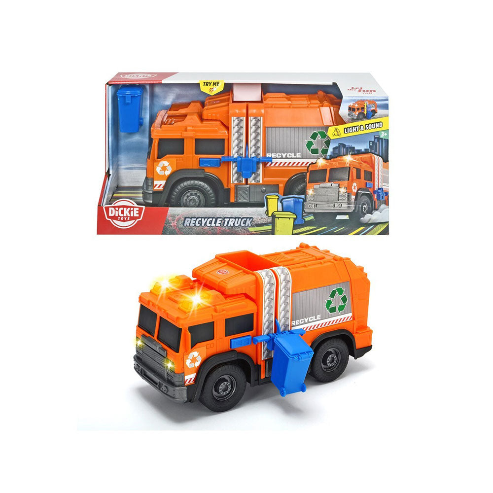 Dickie Toys Recycle Truck z światłem i dźwiękiem 30 cm