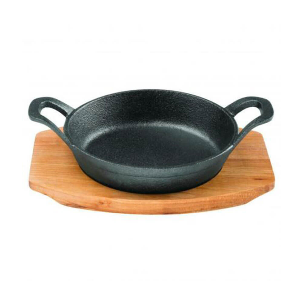 Pyrolux Pyrocast Round Gratin with Maple Tray