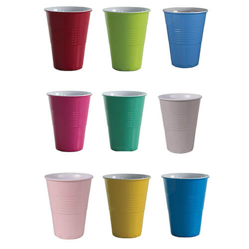 Serroni Miami Melamine 2 Tone Cup 400mL