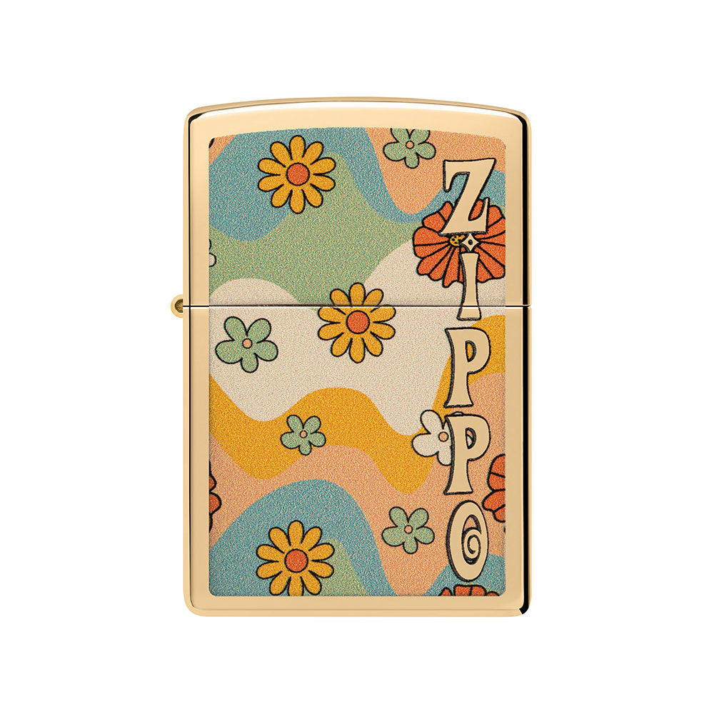 Briquet de la conception de puissance de fleur de zippo