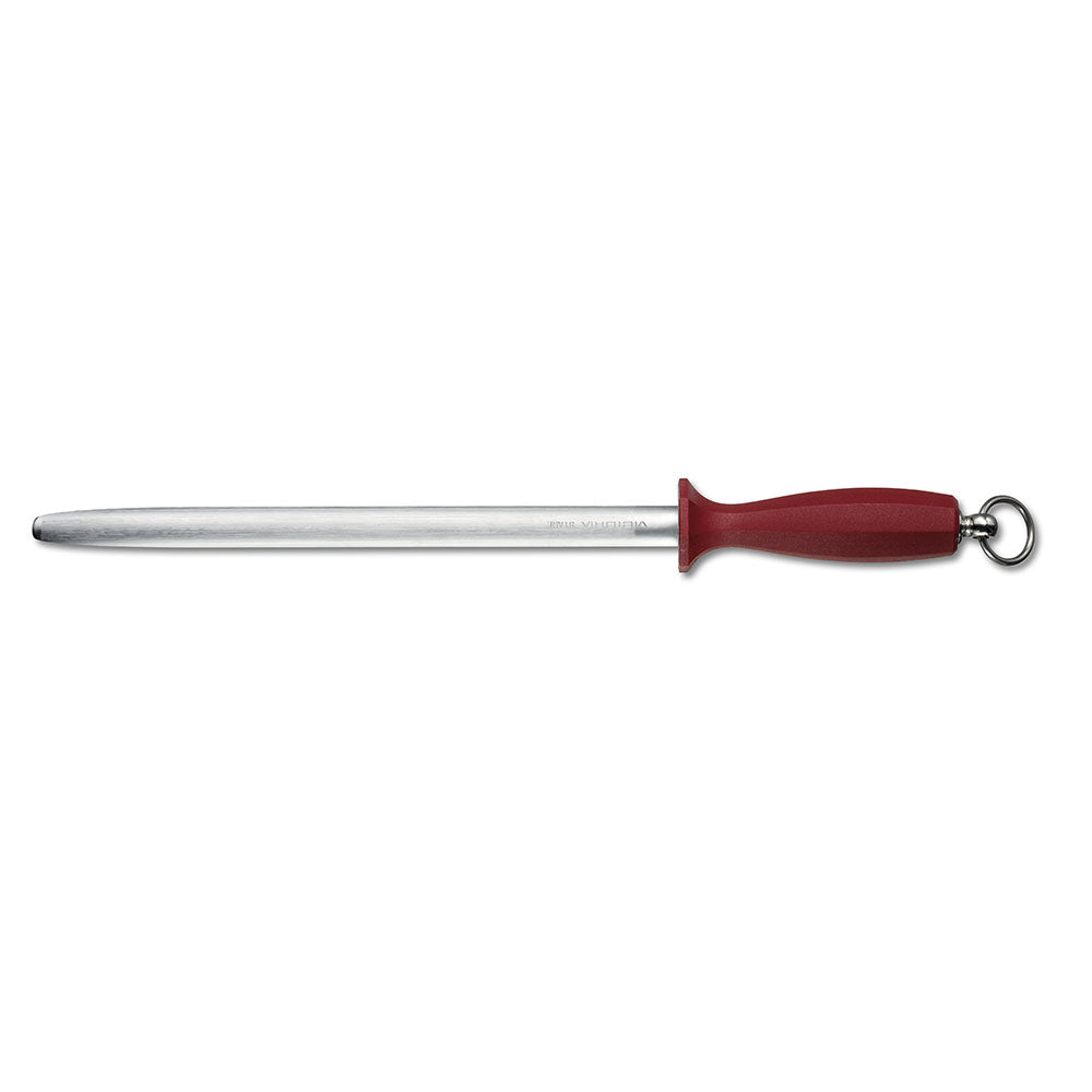 Micro Fine Cut Butchers's Oval Slibener Steel 30cm